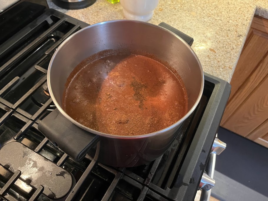 Unmixed spices may boil over